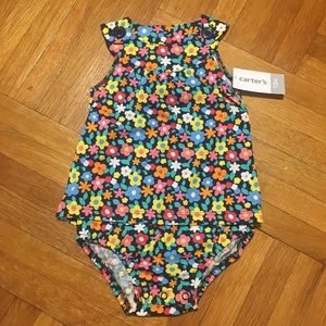 NEW! Carter’s Baby Girl Floral Bodysuit